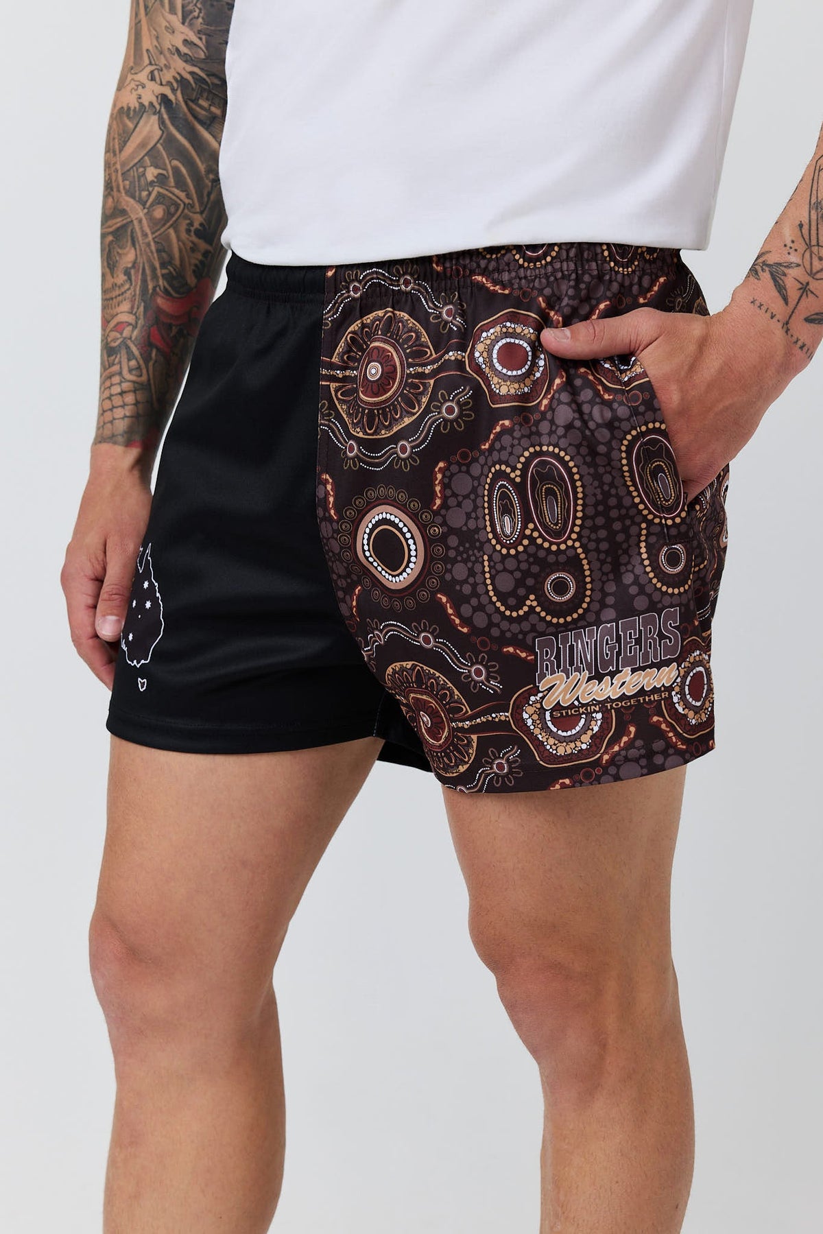 Ringers Western Garbala Unisex Footy Short - Side