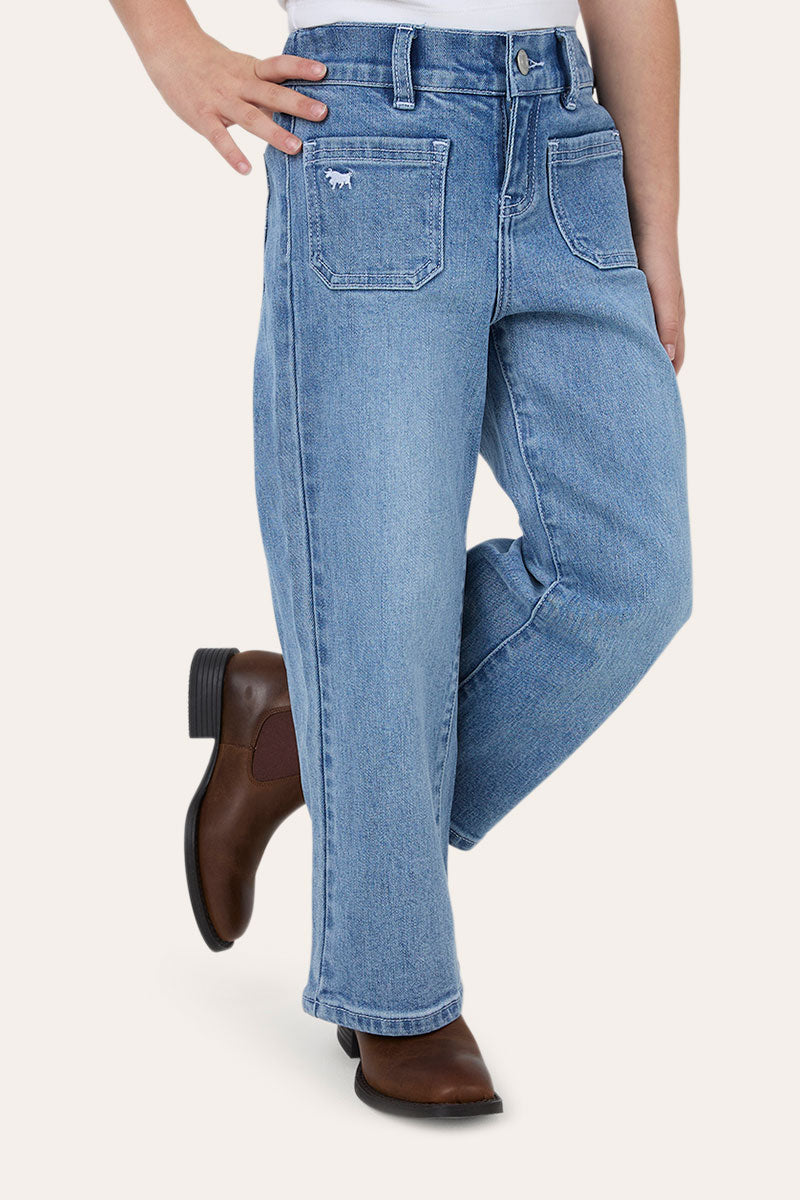 Ringers Western Georgie Kids Girls Wide Leg Jean