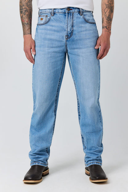 Ringers Western Granger Mens Loose Straight Wide Leg Jean - 2
