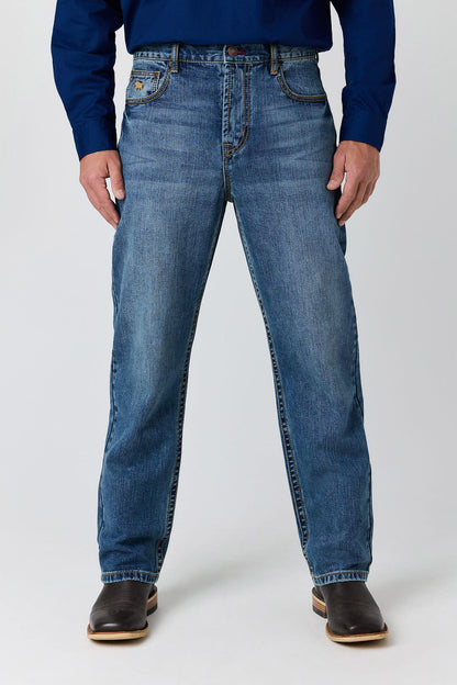 Ringers Western Granger Mens Loose Straight Wide Leg Jean - 3