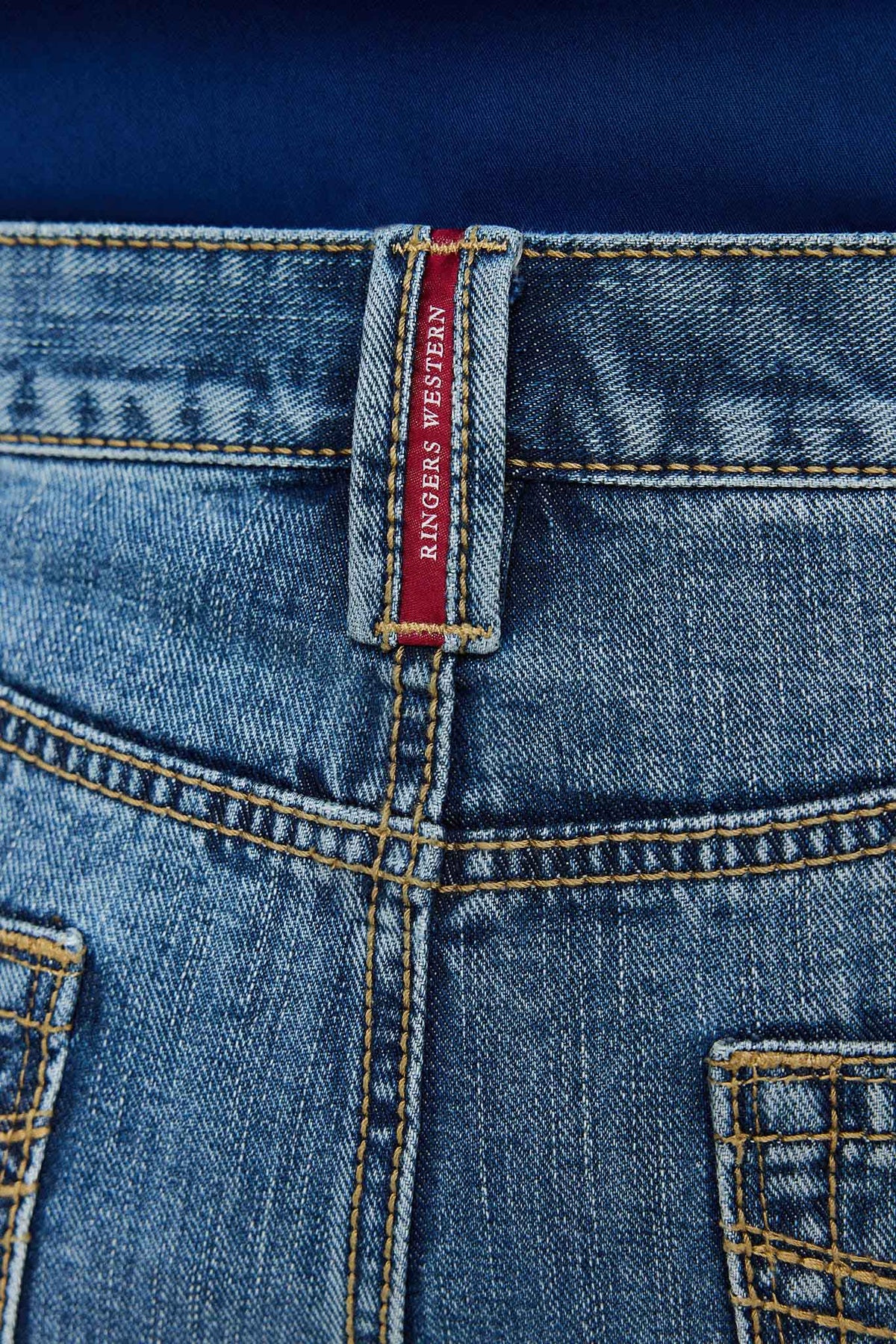 Ringers Western Granger Mens Loose Straight Wide Leg Jean - 6