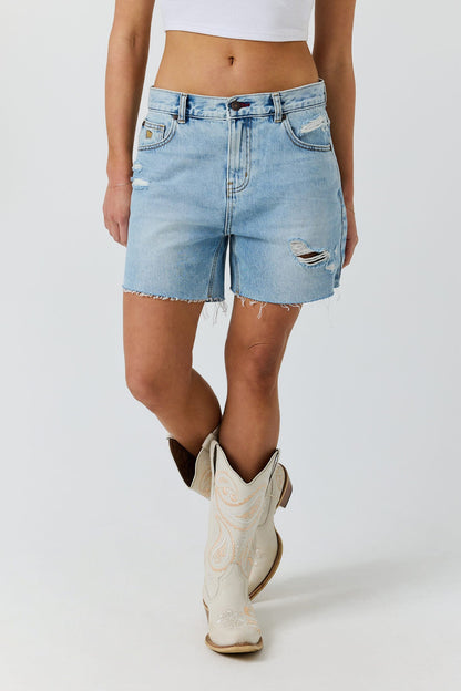 Ringers Western Hailey Womens Mid Rise Classic Short - Front