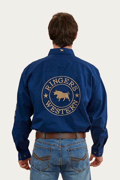 Ringers Western Hawkeye Mens Full Button Work Shirt - 10