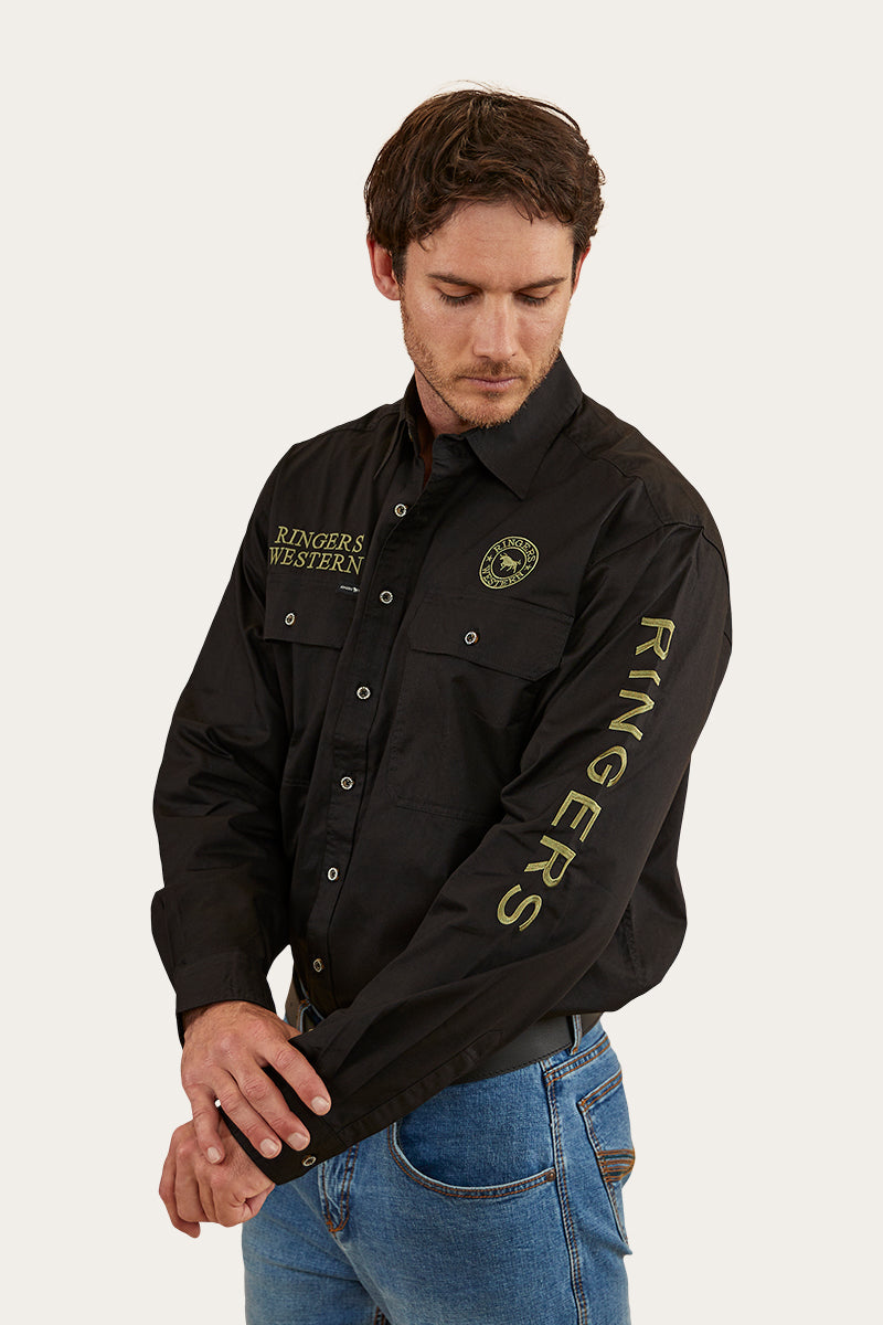 Ringers Western Hawkeye Mens Full Button Work Shirt - 12
