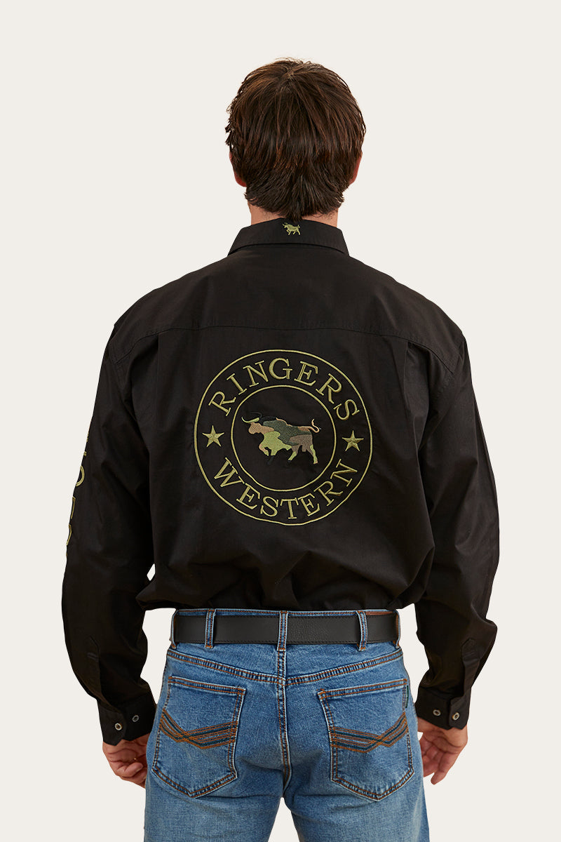 Ringers Western Hawkeye Mens Full Button Work Shirt - 13
