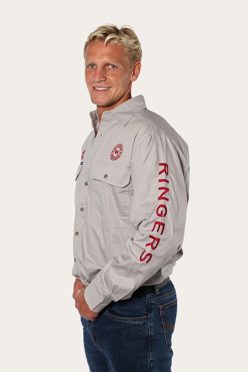Ringers Western Hawkeye Mens Full Button Work Shirt - 19