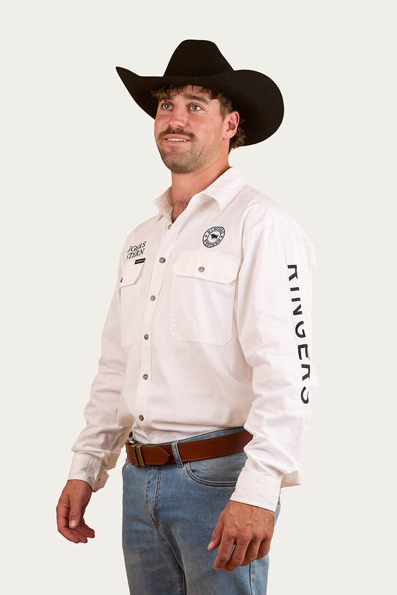 Ringers Western Hawkeye Mens Full Button Work Shirt - 22