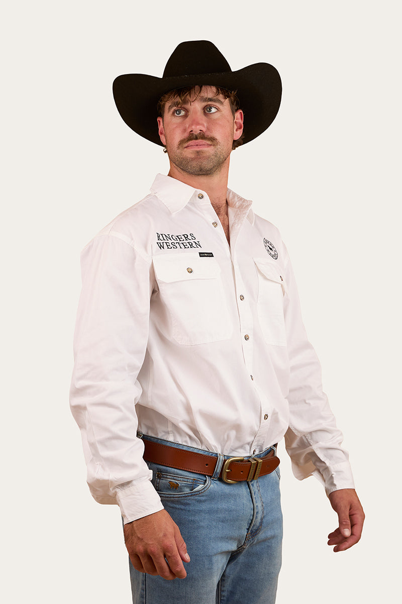Ringers Western Hawkeye Mens Full Button Work Shirt - 24