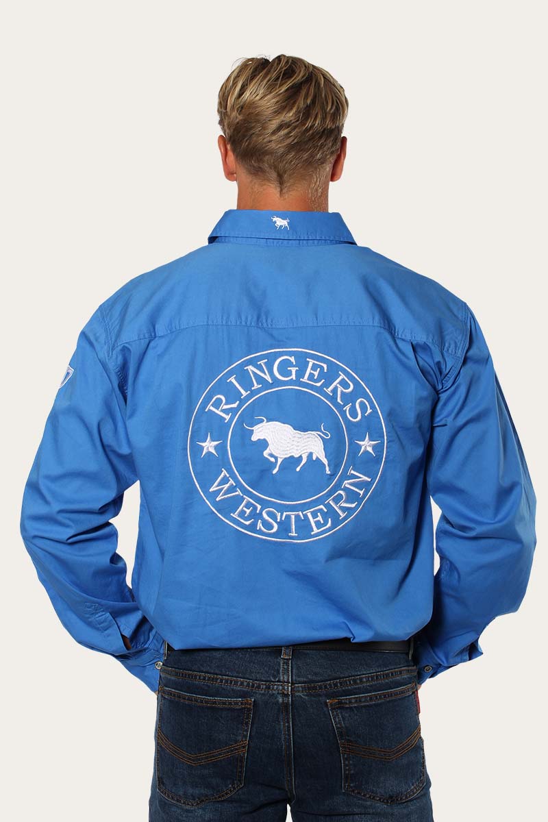 Ringers Western Hawkeye Mens Full Button Work Shirt - 6