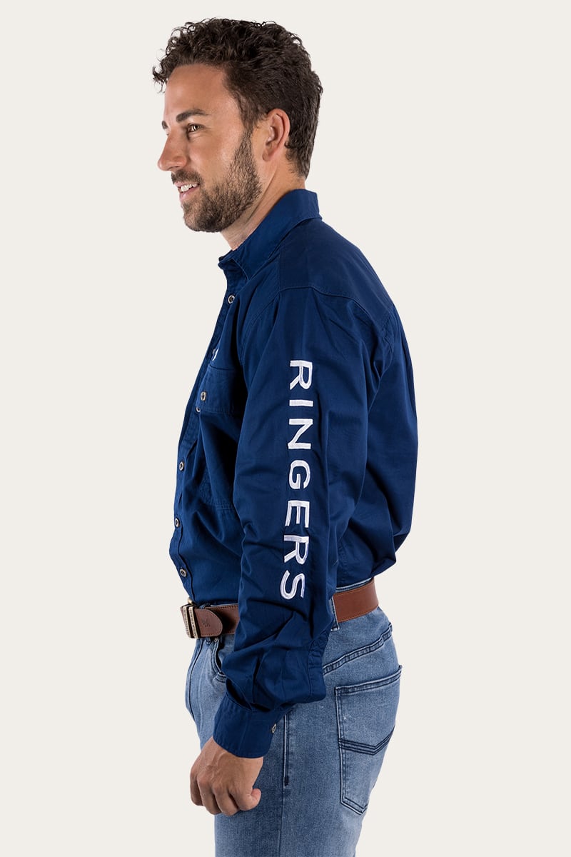 Ringers Western Hawkeye Mens Full Button Work Shirt - 13