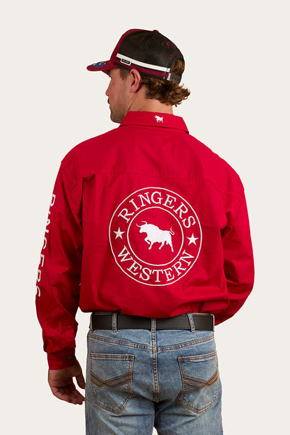 Ringers Western Hawkeye Mens Full Button Work Shirt - 17