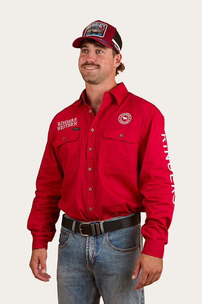 Ringers Western Hawkeye Mens Full Button Work Shirt - 18