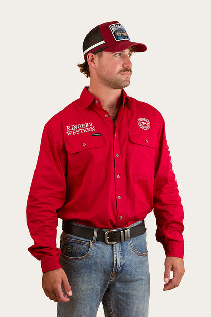 Ringers Western Hawkeye Mens Full Button Work Shirt - 19