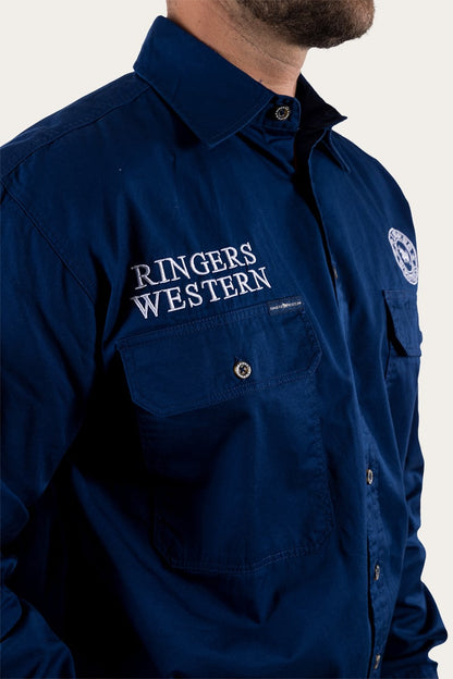 Ringers Western Hawkeye Mens Full Button Work Shirt - 22