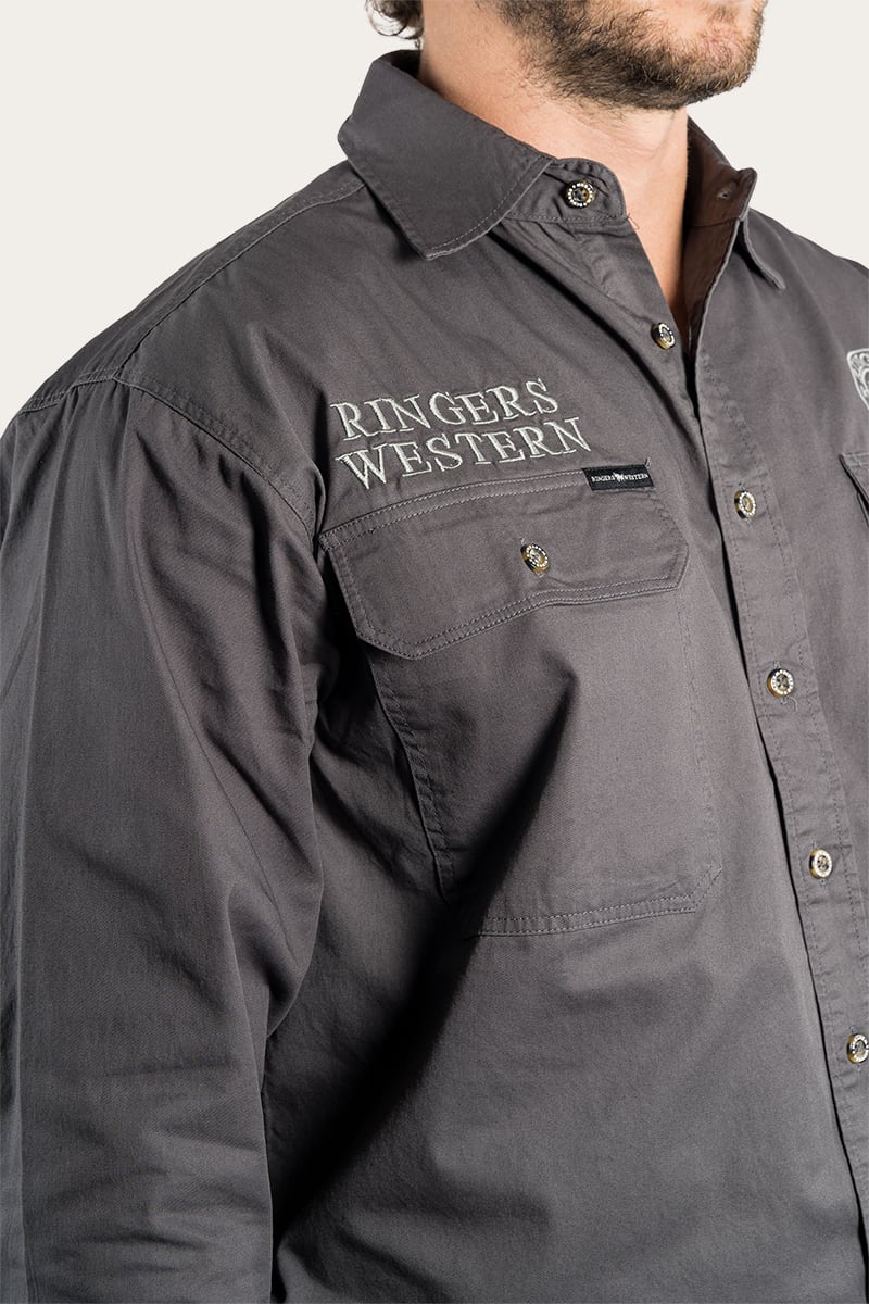 Ringers Western Hawkeye Mens Full Button Work Shirt - 23