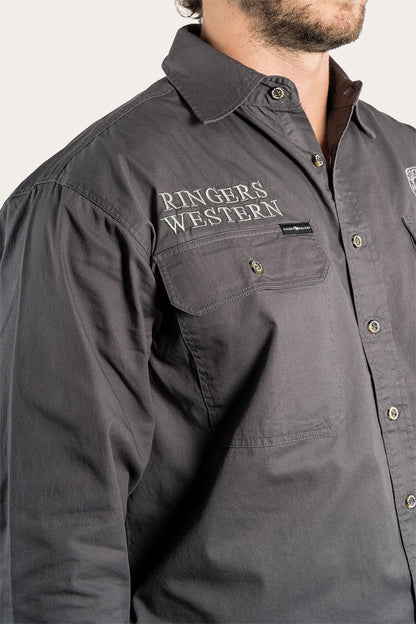 Ringers Western Hawkeye Mens Full Button Work Shirt - 23