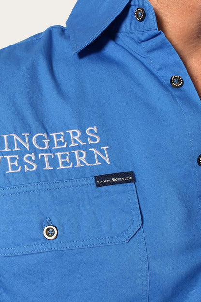 Ringers Western Hawkeye Mens Full Button Work Shirt - 27