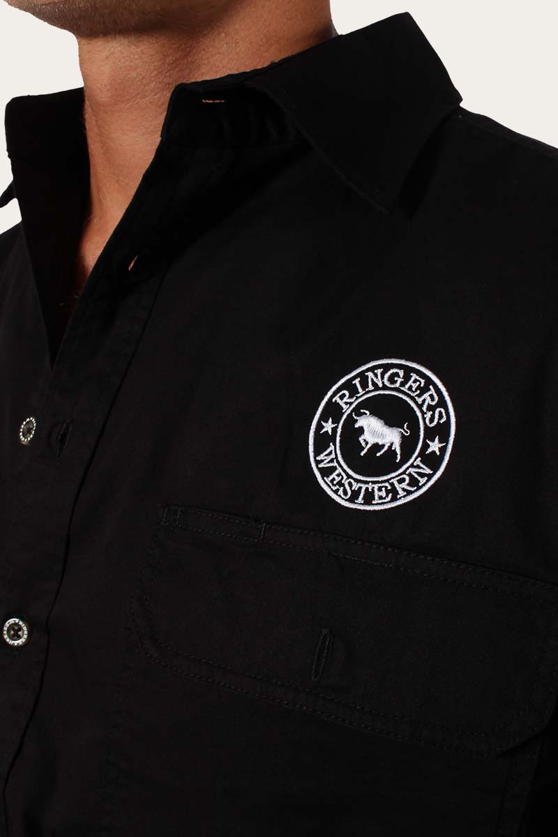 Ringers Western Hawkeye Mens Full Button Work Shirt - 28
