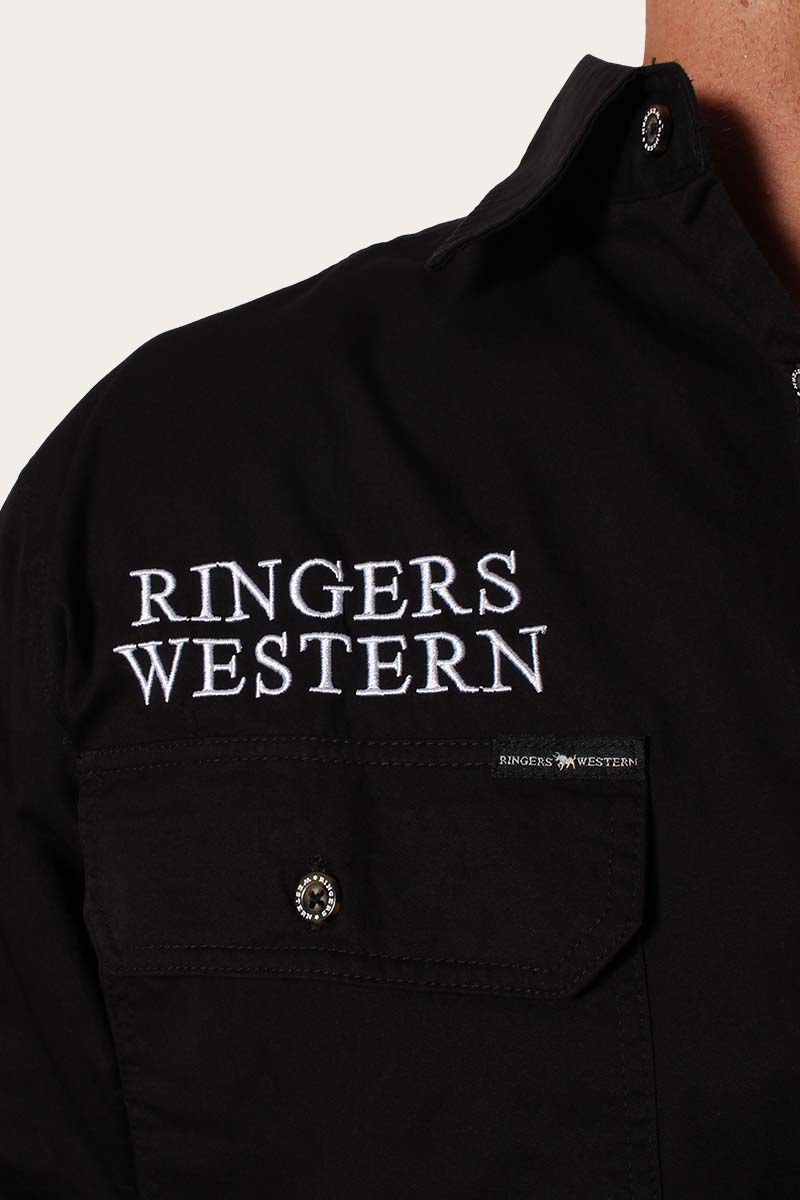 Ringers Western Hawkeye Mens Full Button Work Shirt - 29