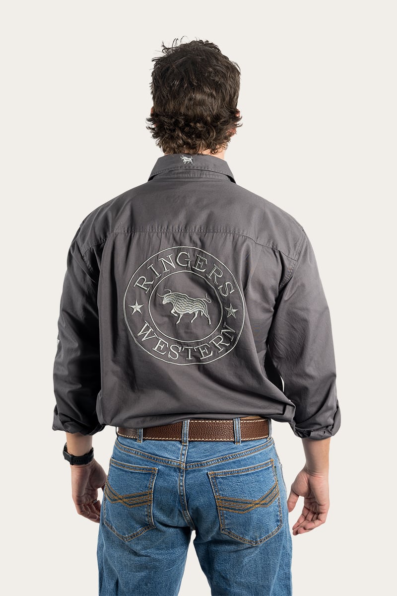 Ringers Western Hawkeye Mens Full Button Work Shirt - 3