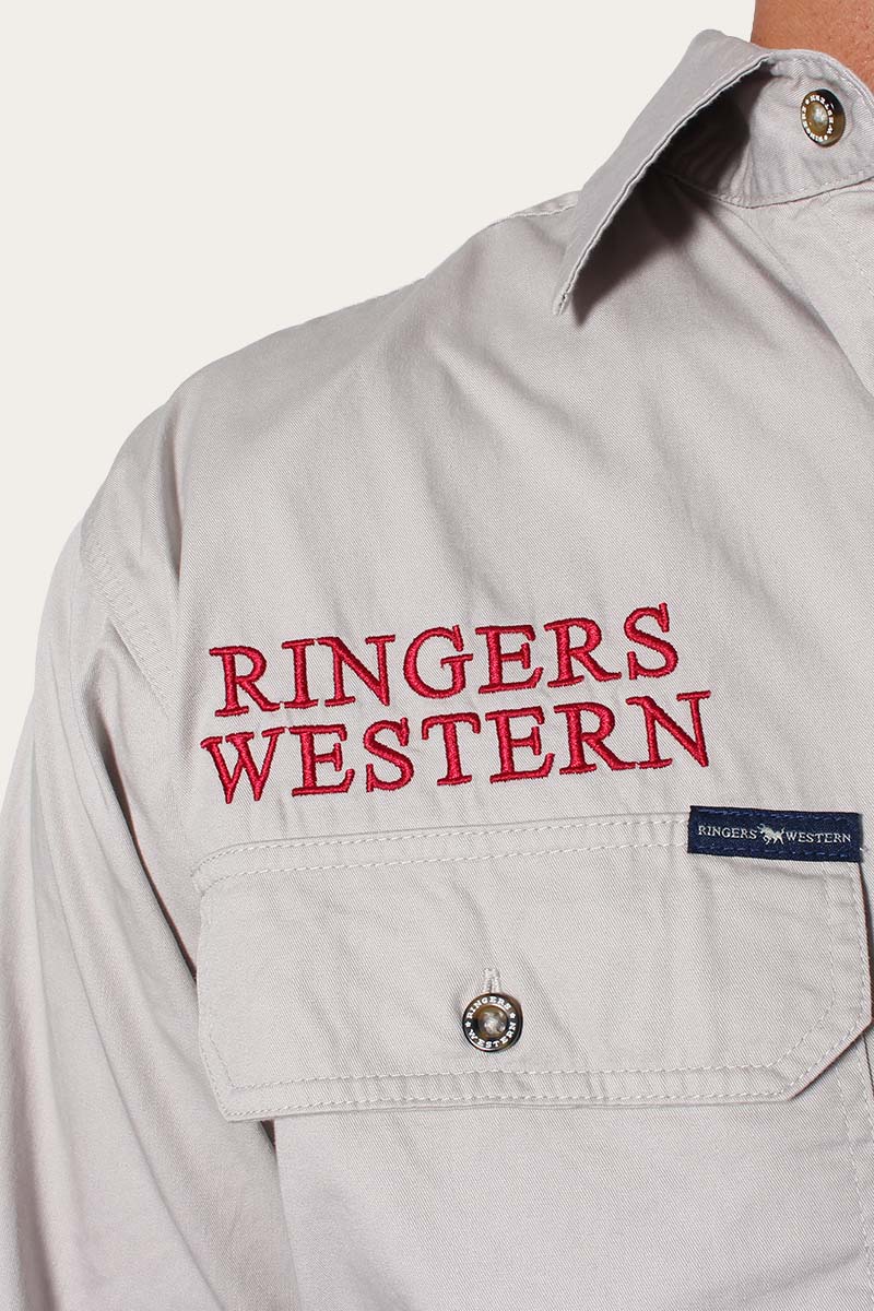 Ringers Western Hawkeye Mens Full Button Work Shirt - 30