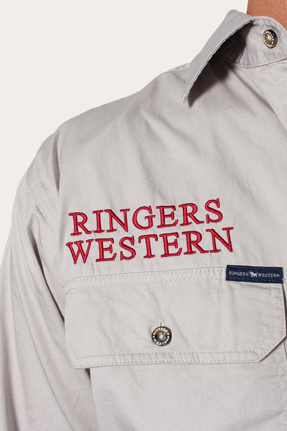Ringers Western Hawkeye Mens Full Button Work Shirt - 30