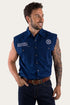 Ringers Western Hawkeye Mens Sleeveless Work Shirt - 15