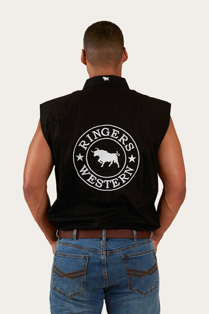 Ringers Western Hawkeye Mens Sleeveless Work Shirt - 6
