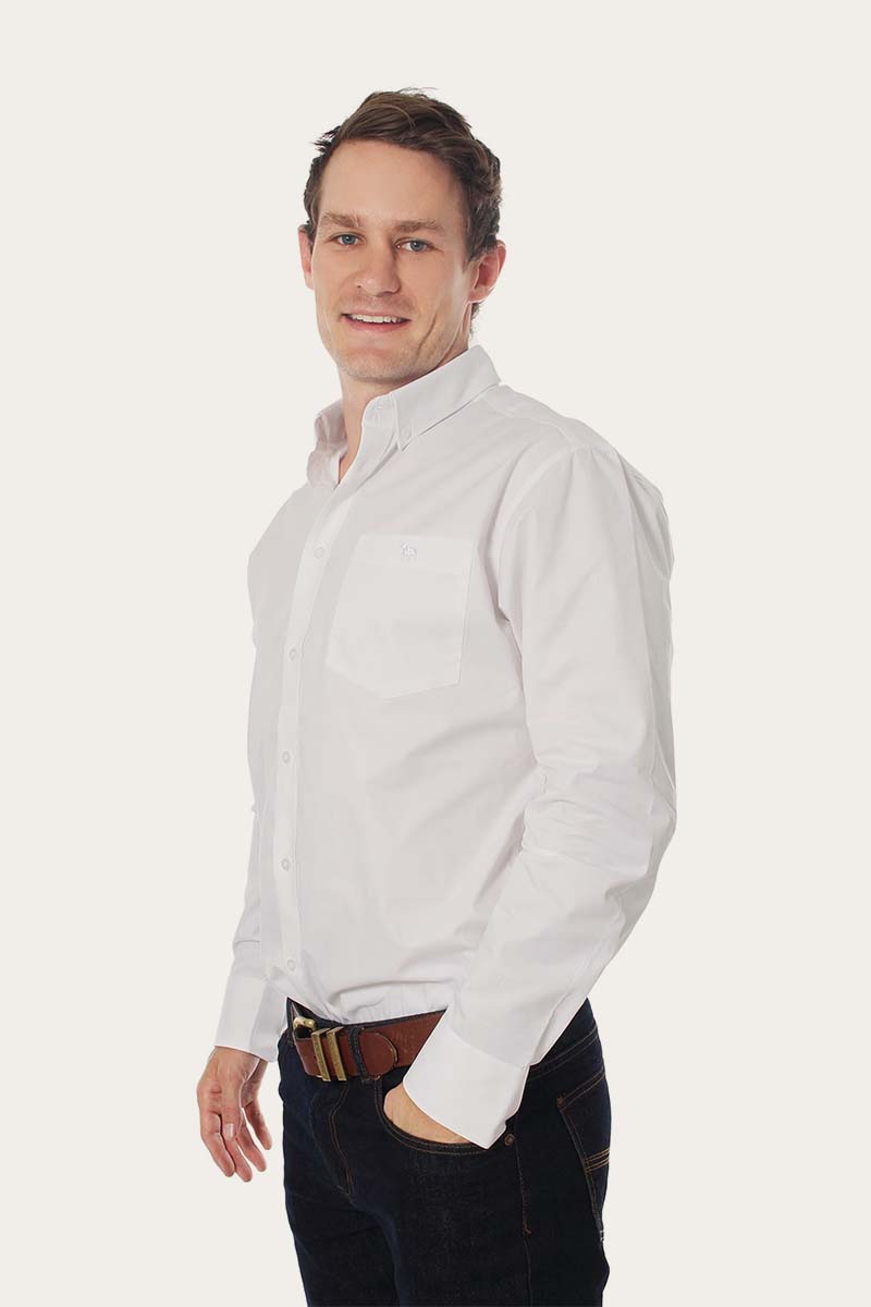 Ringers Western Heritage Mens Plain Dress Shirt - 15