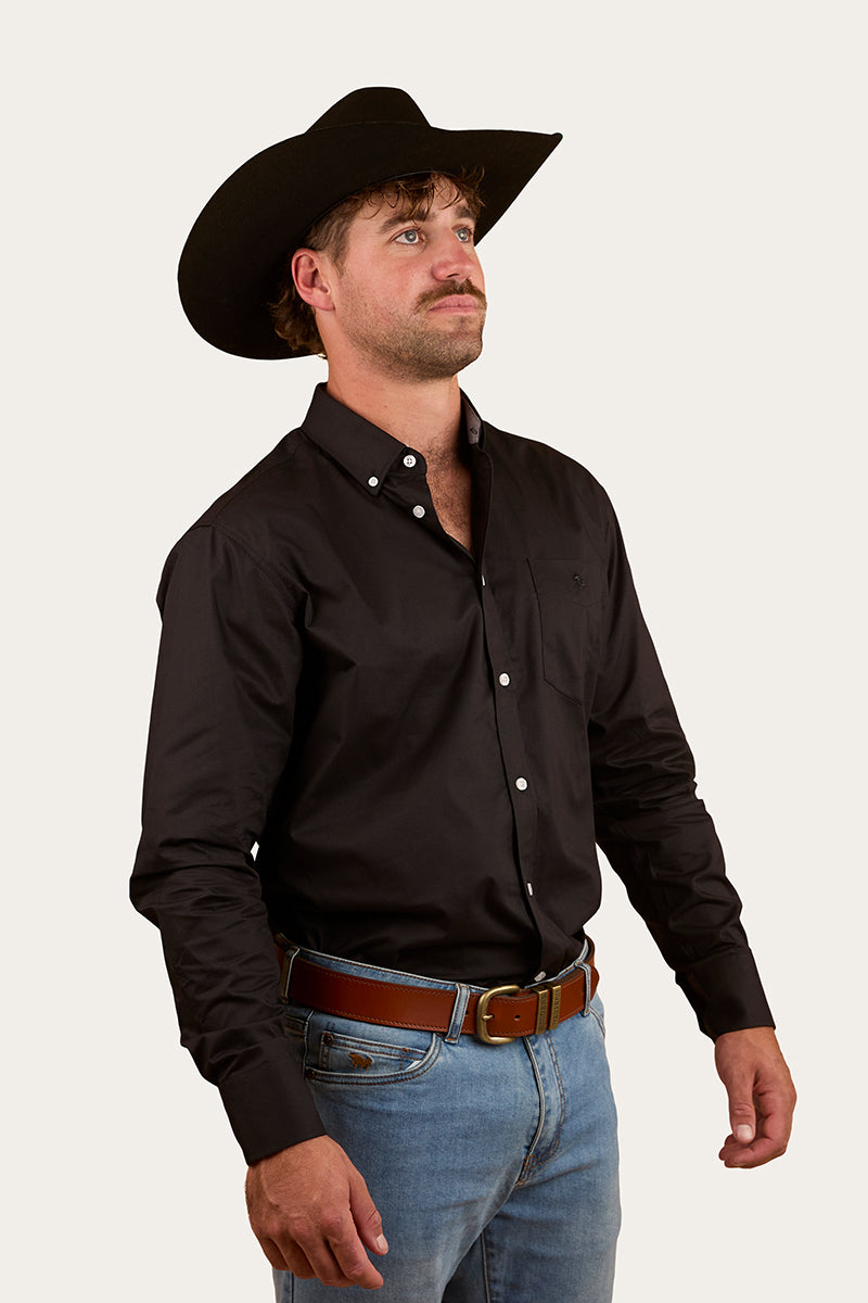 Ringers Western Heritage Mens Plain Dress Shirt - 4