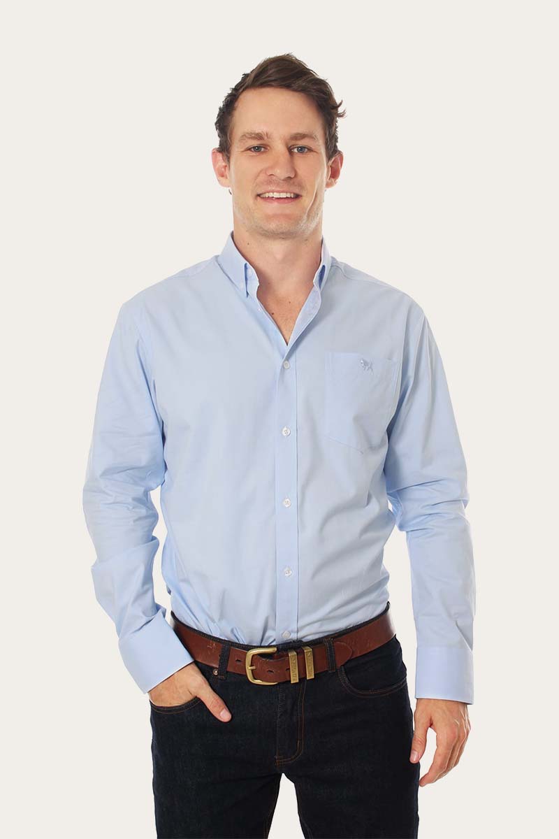 Ringers Western Heritage Mens Plain Dress Shirt - 6