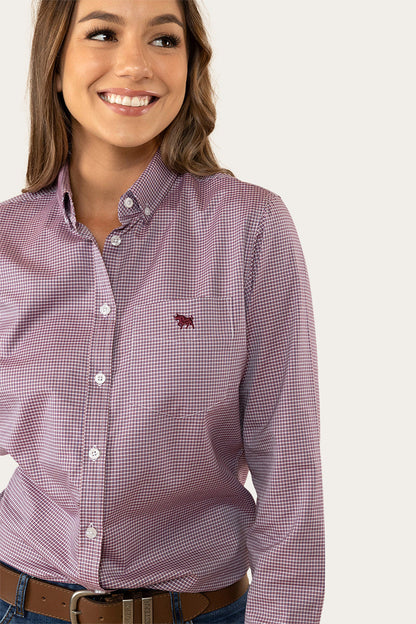 Ringers Western Heritage Womens Check Dress Shirt - 15