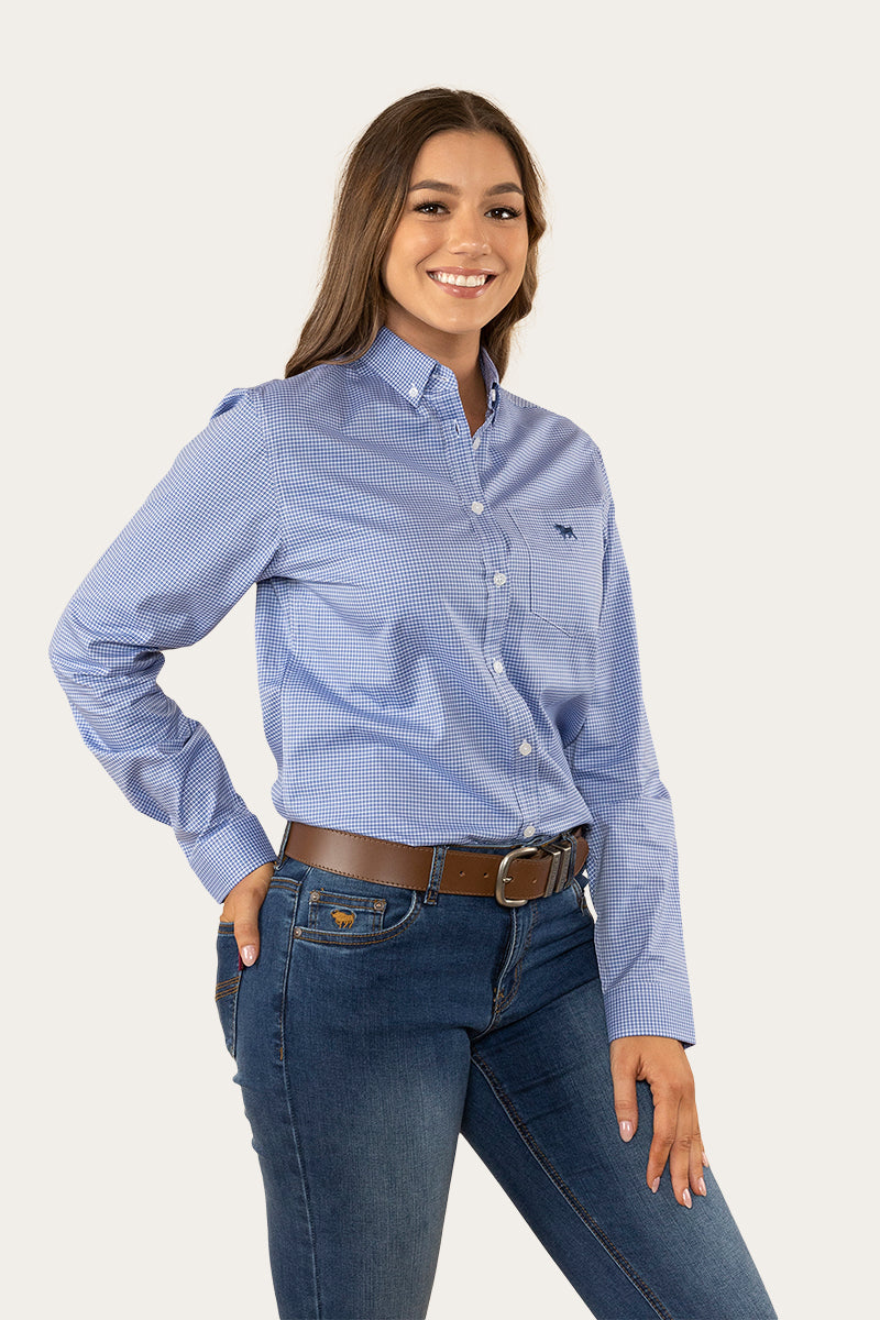 Ringers Western Heritage Womens Check Dress Shirt - 6