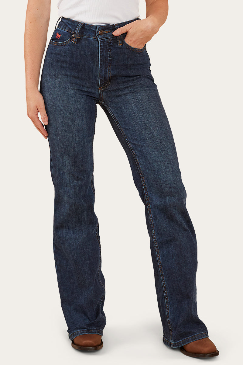 Ringers Western Indi Womens High-Rise Bootleg Jeans - 4