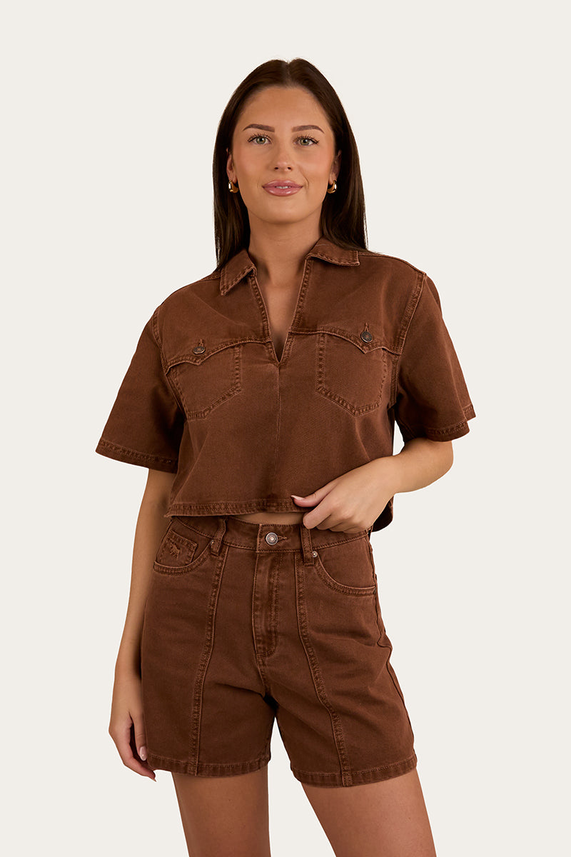 Ringers Western Iris Womens Denim Shorts - 2
