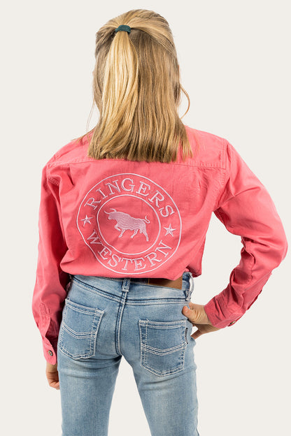 Ringers Western Jackaroo Kids Full Button Work Shirt - 10