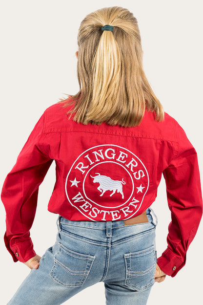 Ringers Western Jackaroo Kids Full Button Work Shirt - 13
