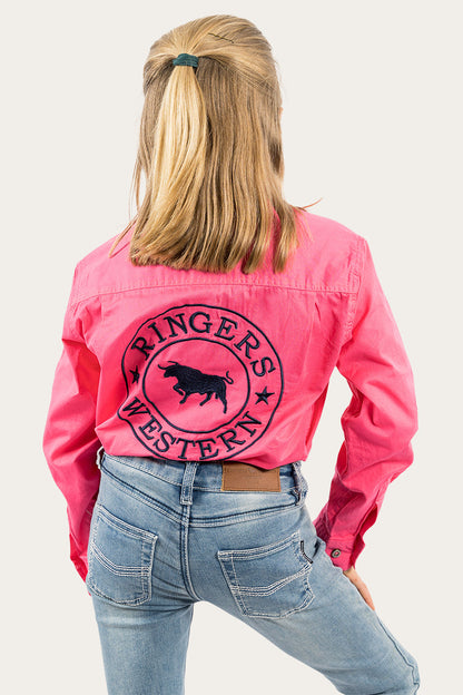 Ringers Western Jackaroo Kids Full Button Work Shirt - 16