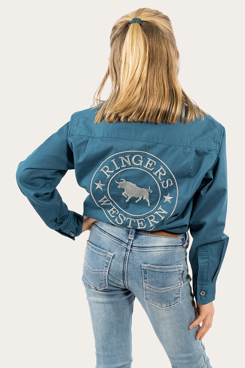 Ringers Western Jackaroo Kids Full Button Work Shirt - 24