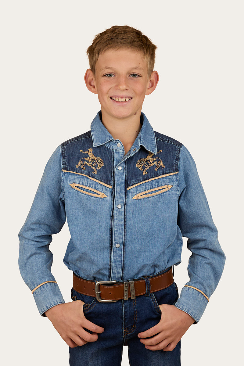 Ringers Western Jaxon Kids Western Shirt - 4