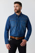 Ringers Western Jerome Mens Denim Shirt - Classic Blue