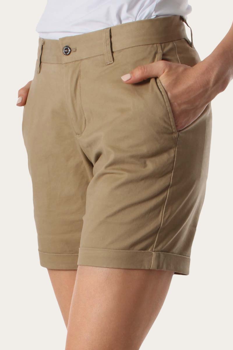 Ringers Western Julia Womens Chino Shorts - Clay