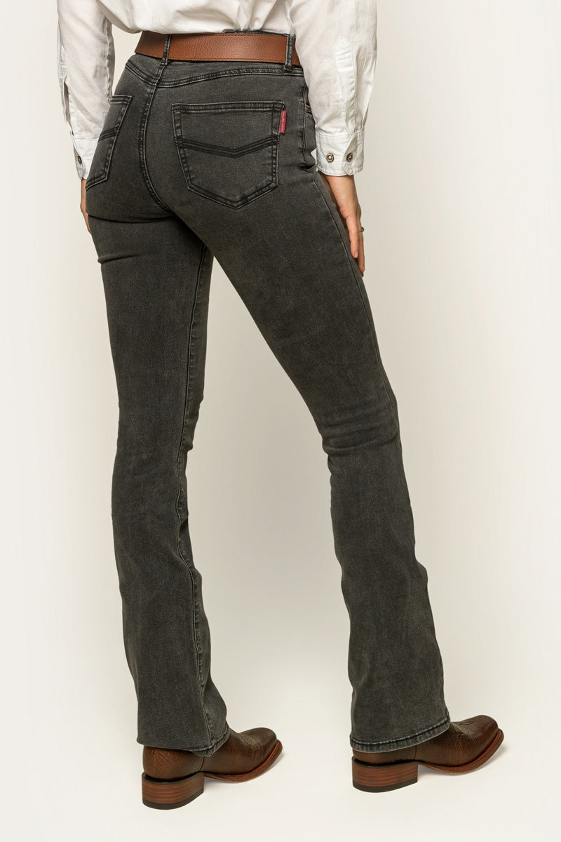 Ringers Western Katherine Cowgirl Womens Mid-Rise Bootleg Jeans - 4