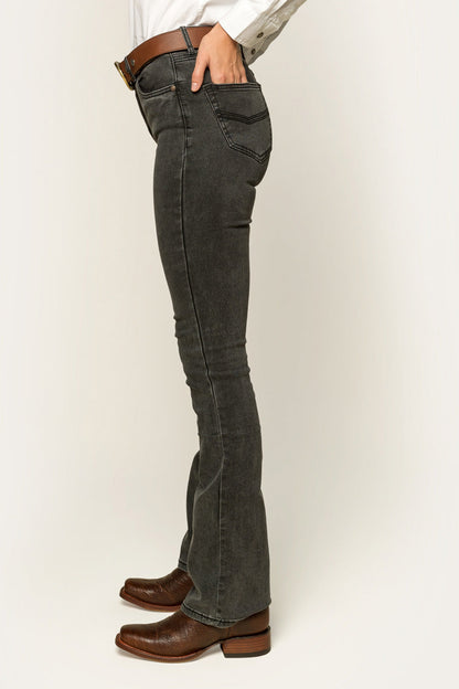 Ringers Western Katherine Cowgirl Womens Mid-Rise Bootleg Jeans - 6