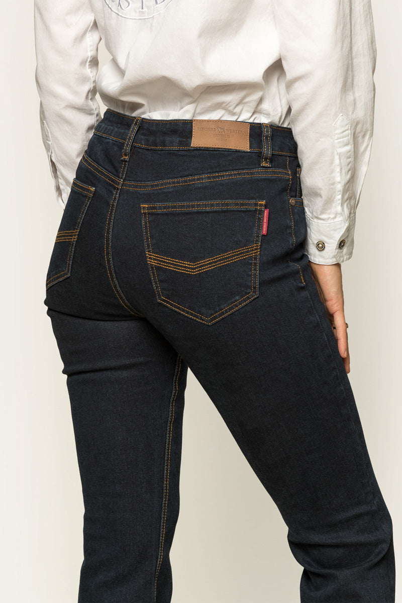 Ringers Western Katherine Womens Mid-Rise Bootleg Jeans - 2