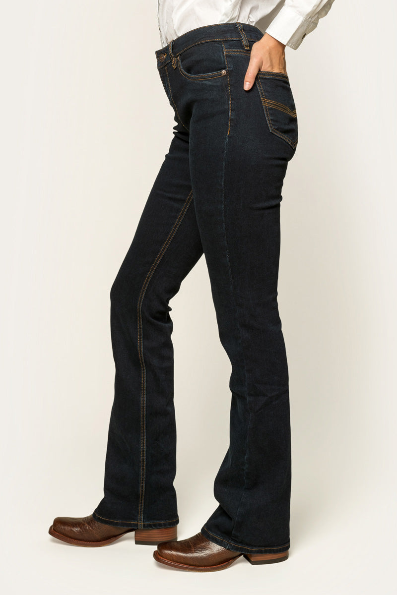 Ringers Western Katherine Womens Mid-Rise Bootleg Jeans - 6