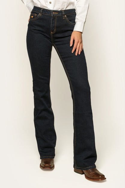 Ringers Western Katherine Womens Mid-Rise Bootleg Jeans - 7