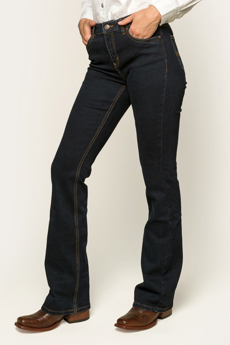 Ringers Western Katherine Womens Mid-Rise Bootleg Jeans - 8
