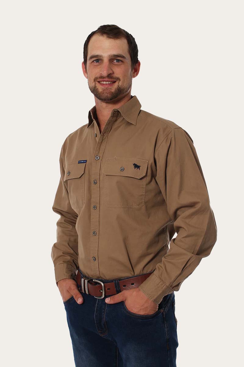 Ringers Western King River Mens Full Button Work Shirt - 10