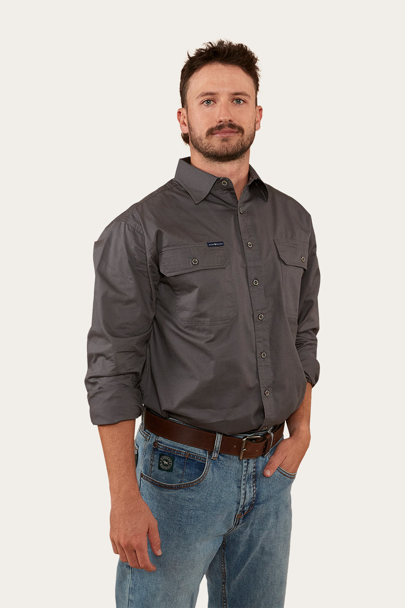 Ringers Western King River Mens Full Button Work Shirt - 15